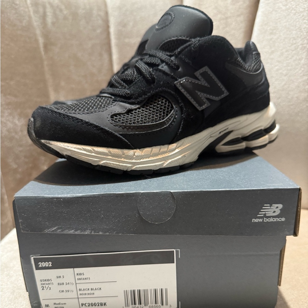 New Balance Black and Gray Kids' Sneakers